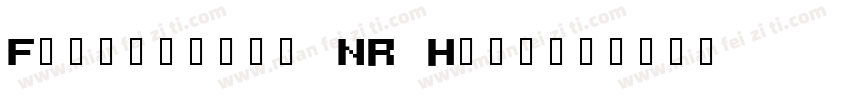 Freibeuter NR High字体转换